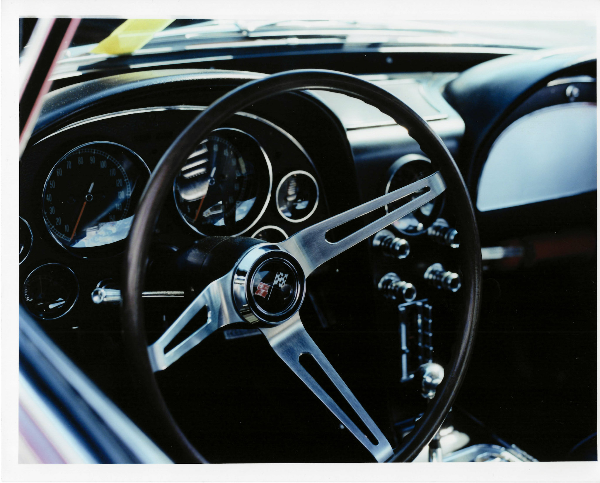 photo of a classic corvette engine block